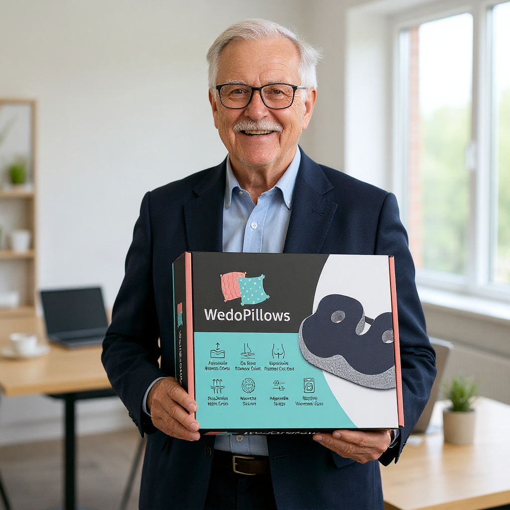 The Premium Adjustable Memory Foam Sit Bone Relief Seat Cushion