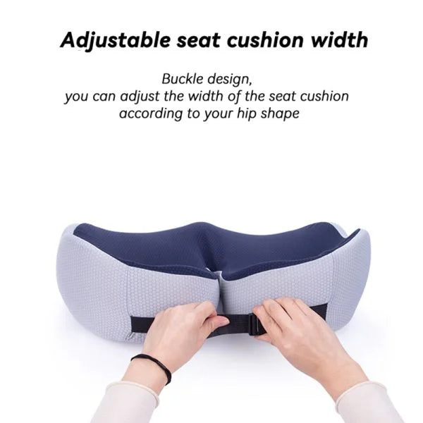 The Premium Adjustable Memory Foam Sit Bone Relief Seat Cushion